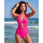 THE MÉLINE — Bikini con inserto in rete rimovibile