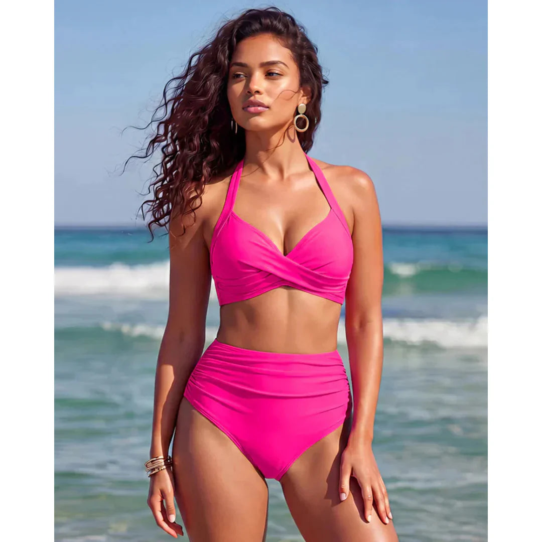 THE MÉLINE — Bikini con inserto in rete rimovibile