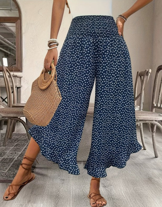 THE FLORÈNE | Pantaloni leggeri a gamba larga