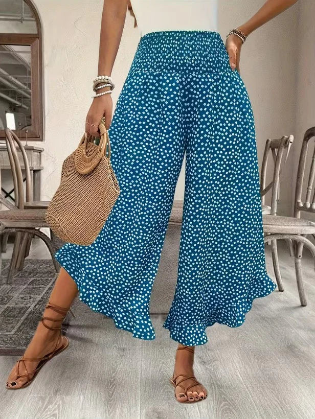 THE FLORÈNE | Pantaloni leggeri a gamba larga