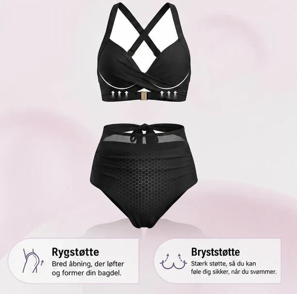 THE MÉLINE — Bikini con inserto in rete rimovibile
