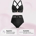 THE MÉLINE — Bikini con inserto in rete rimovibile
