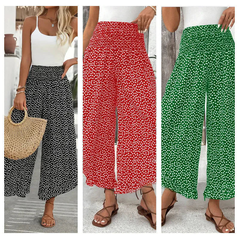 THE FLORÈNE | Pantaloni leggeri a gamba larga