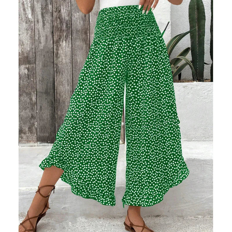 THE FLORÈNE | Pantaloni leggeri a gamba larga