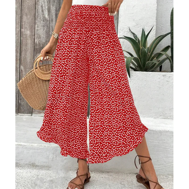 THE FLORÈNE | Pantaloni leggeri a gamba larga
